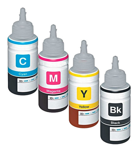 Imagen 1 de 3 de Kit Tinta Para Impresora Epson L110 L210 L350 L550 L555 L800