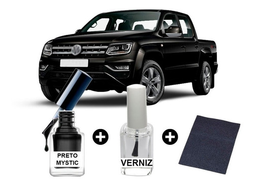 Imagem 1 de 1 de Tinta Tira Amarok Preto Risco Mystic
