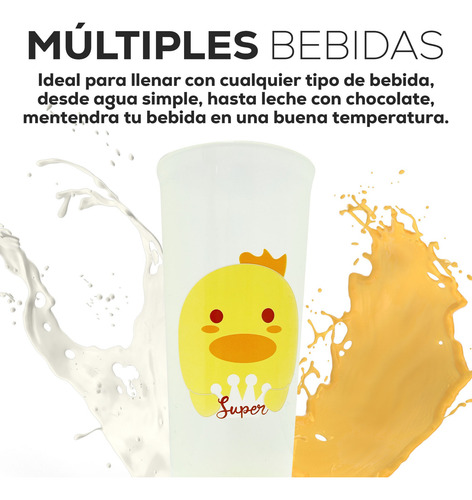 Pack 6 Vasos Entrenadores 250ml Para Bebé Diseño Infantil Animalitos