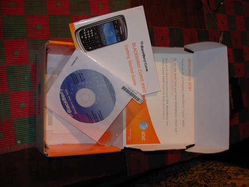 Caja De Blackberry 8900 Javelin Con Manual Cd De Instalación