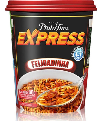 Arroz Prato Fino Express Feijoadinha 80gr