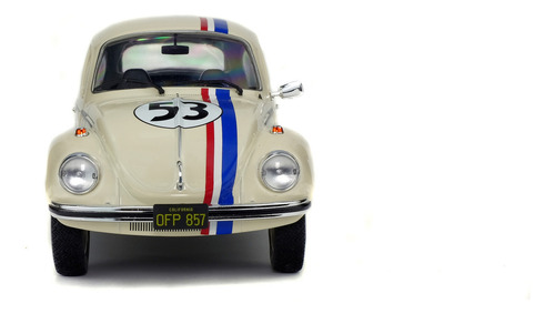 Miniatura Fusca Herbie 53 1963 Tributo Filme Se Meu Fusca Falasse 1968 1:18 Solido