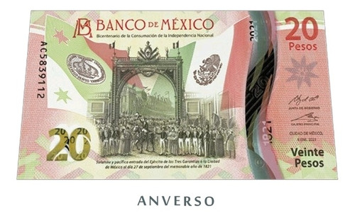 Billete De 20 Pesos De La Familia G