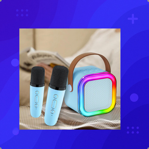 Caja De Micrófono Inalámbrico Bluetooth Youtube Karaoke Para
