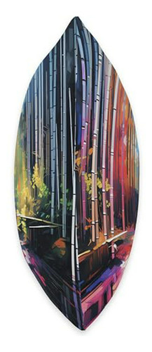 Almohada Decorativa Bamboo Estilo Glitch Multicolor