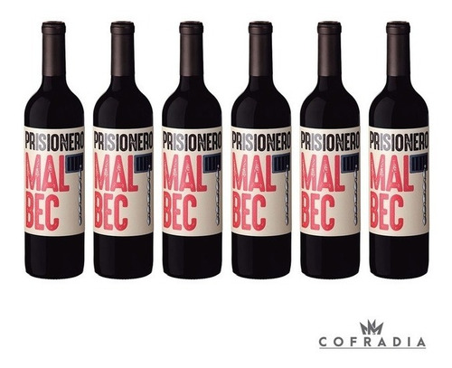 Prisionero Malbec 2018 6x750ml Colosso Wines