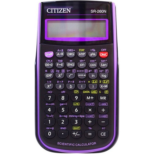 Calculadora Cientifica Citizen Sr 260 165 Funciones