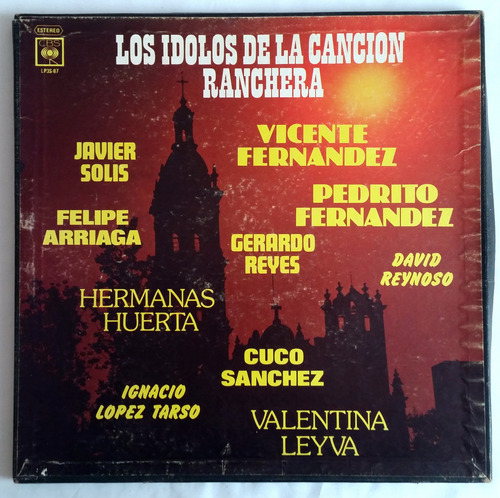 Los Ídolos De La Canción Ranchera / Álbum De Tres Discos (Usado)