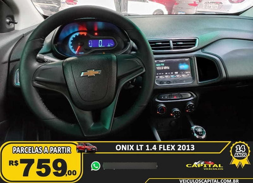 Imagem 12 de 12 de Chevrolet Onix 1.4 Mt Lt 2013