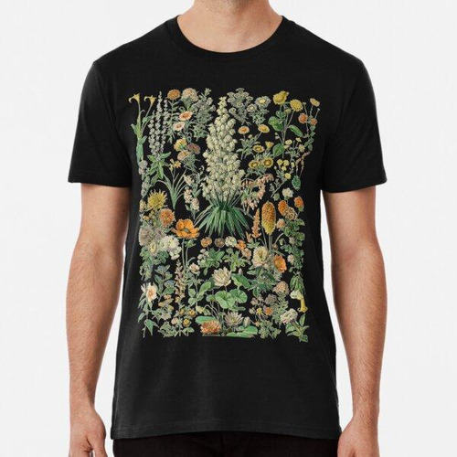 Remera Cuadro Botánico De Flores De Inspiración Vintage Algo