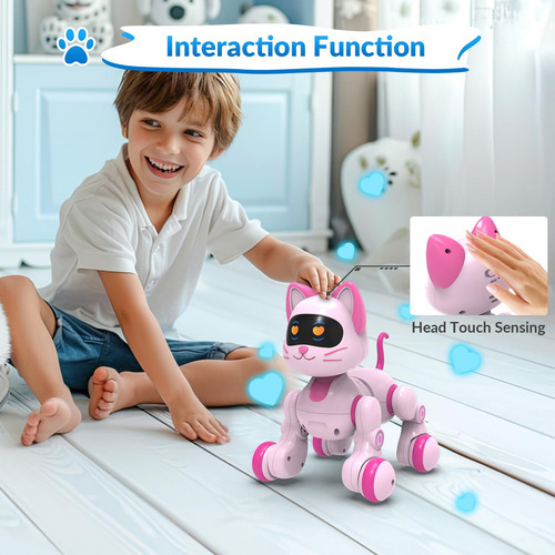 Robot Interactivo Programable Para Niños Robo Gato Rc