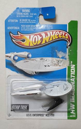 Figura De Coleccion Hotwheels U.s.s. Enterprise Star Treck