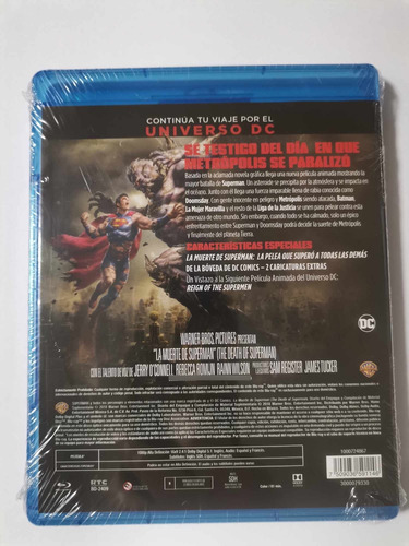 Blu-ray - La Muerte De Superman