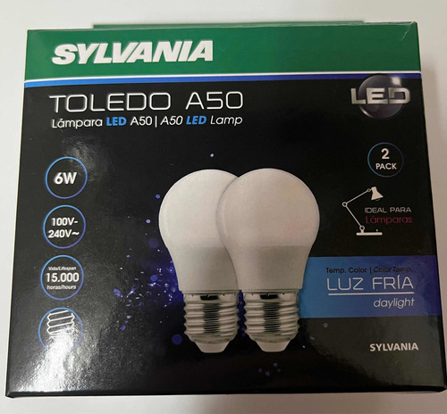 Foco Sylvania A50 E27 110v Para Lampara Escritorio Ambato