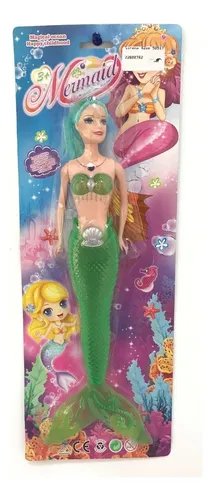Muñeca sirena con luz clearance