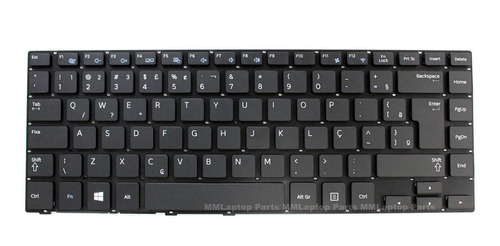 Teclado Para Notebook Compatível Com Samsung Np470r4e-kd1br