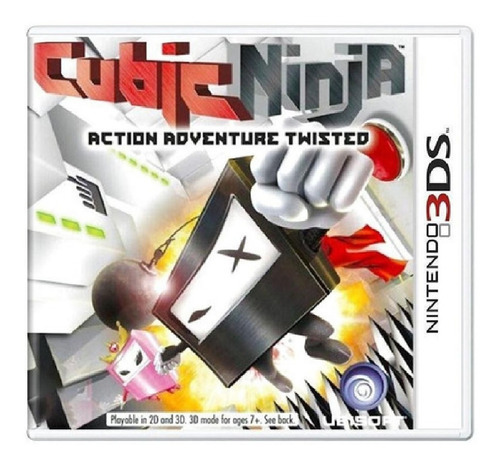 Jogo Cubic Ninja Action Adventure Twisted Para Nintendo 3ds