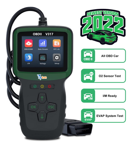 Escaner Obd2 Lectore Codigo Automotriz Pantalla Color