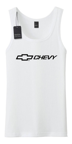 Musculosa Hombre Chevrolet Dibujo Art Logo - Mach2