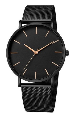 Relojes Simples Ultra Delgados Moda Minimalista Para Hombres