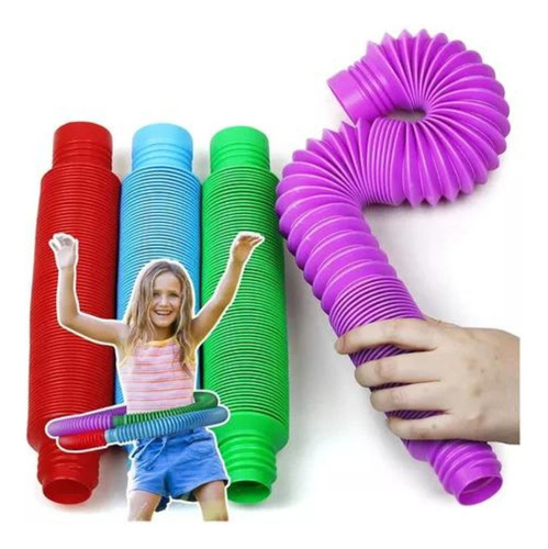 Pop Tube Grande Xl Tubo Sensorial Juguete Fidget Toy