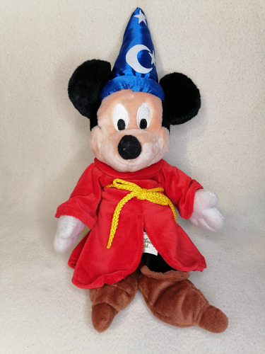 Peluche Original Mickey Mouse Hechicero Disney 33cm. 