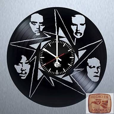 Reloj Corte Laser 0370 Metallica Integrantes