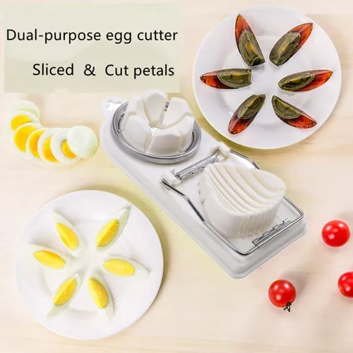 Cortador de huevos, cortador de huevos duros para huevos duros, cortador de  fresas de alta resistencia, cortador de huevos duros para huevos duros