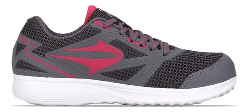 Zapatillas Topper Drive Gris Rosa Mujer Deportiva Liviana