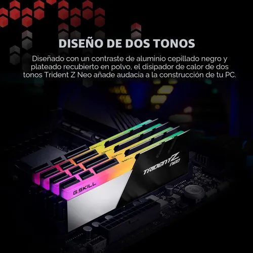 Ram Ddr4 G.skill Trident Z Neo De 32 Gb (4x8 Gb) 3600 Mhz