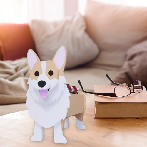 Maceta Con Forma De Perro Con Forma De Perro, Suculenta, Con