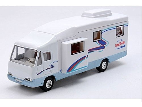 Haptime 76 Cool Mini Motorhome Toy Diecast Tireback Vehiculo