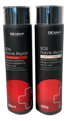 Sos Nutrie Repair Restauração Dicolore Kit 240ml