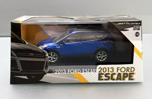 Miniatura Ford Escape Ecosport Azul 1:43 Novo Na Caixa, Raro Azul Metálico (Usado)