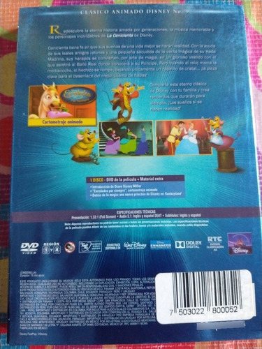 Dvd La Cenicienta V (Usado)