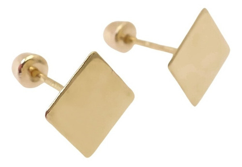 Amor Eterno - Broqueles Tachuela / Aretes / Oro Sólido 10k