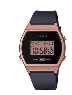 Reloj Casio Lw-204-1a Dama Rosa/ng Alarma Cronómetro Luz Led