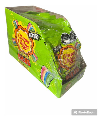 Chupa Chups Xtreme Bites Sabor Frutales 9pz
