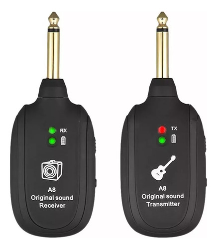 Transmisor Y Receptor Inalámbricos Para Guitarra Plug And P