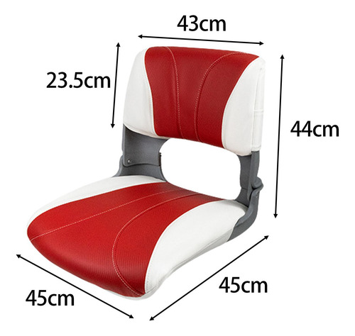 Asiento De Barco Plegable, Asiento De Canoa, Universal, Rojo
