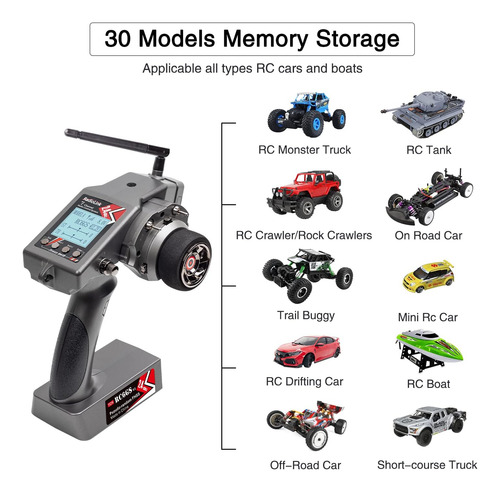 Radiolink Rc6gs V3 7 Canales Rc Transmisor Y R7fg Gyr...