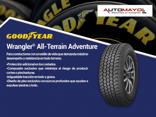 Pack 2 Llantas 255/60r20 Wrangler all-terrain Adventure