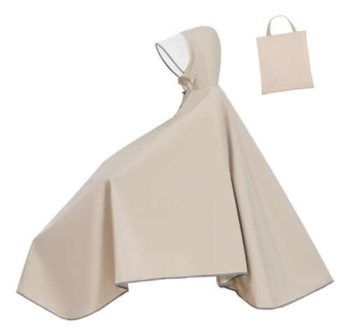 Poncho De Lluvia Para Bicicleta, Impermeable Con Capucha Par