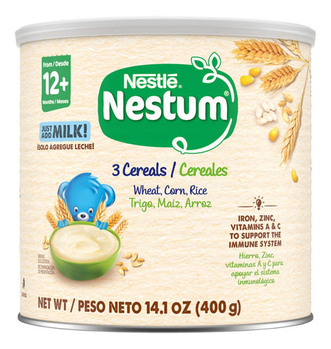 Nestum 3 Cereales - Trigo, Maiz Y Arroz (14.1 Onzas (paquete
