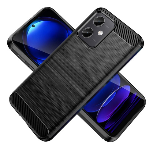 Funda Fibra Carbono Compatible Con Pocophone Poco X5 5g