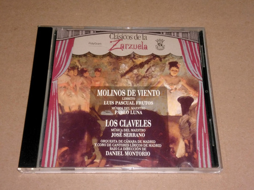 Clasicos De La Zarzuela Molinos De Viento Los Claveles Cd