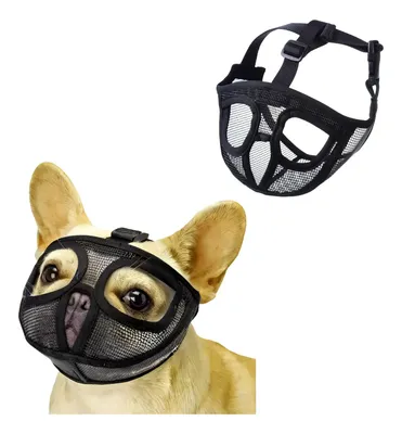 Focinheira para Cão Bulldog, Pug e Shih Tzu de Focinho Curto Tamanho Médio