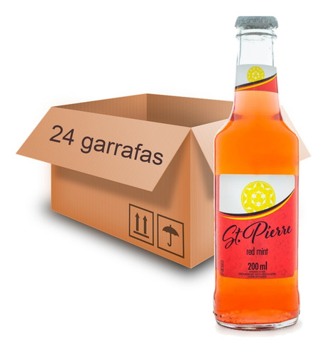 Imagem 1 de 4 de 24x Tônica Red Mint St Pierre Long Neck 200ml