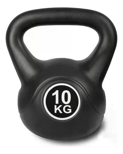 Pesa Rusa Kettlebell 10 Kg Negro