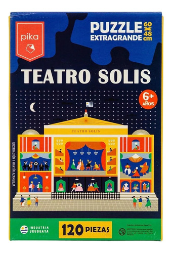 Puzzle Teatro Solis 120 Piezas Pika